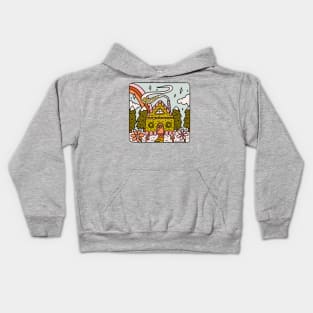 Sagittarius Gingerbread House Kids Hoodie